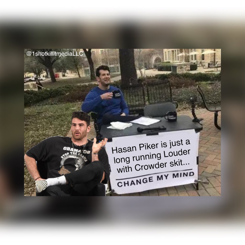 attaproductions's tweet photo. 🤔😆😂👍 well??? Accurate??
@scrowder @NotGayJared @Gavin_McInnes @CRTV @michellemalkin @joerogan @benshapiro @StefanMolyneux @realDonaldTrump @tedcruz @ScottWalker @wisgop #louderwithcrowder #ThursdayThoughts #1shotkillitmediaLLC #ChangeMyMind #stevenwithlessringsandchains #lol https://t.co/u0bNx214kq