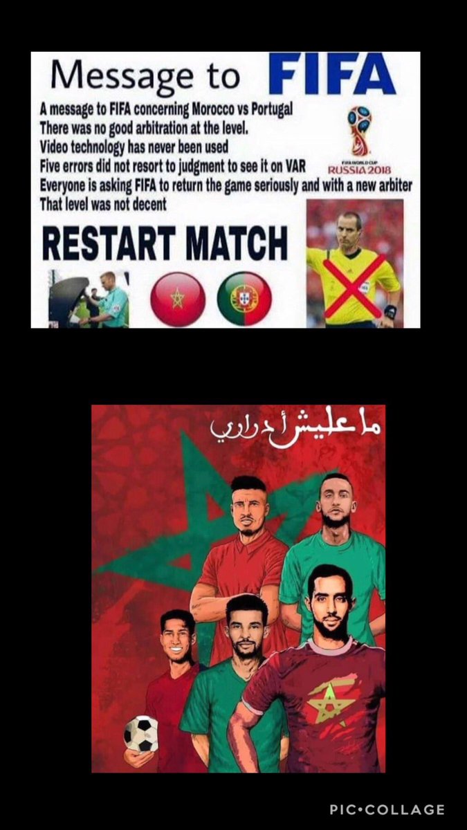Mariiiah29's tweet photo. #fifa_rematch_Morocco_Portugal #FIFAeWorldCup #FifaWorldCup18 @FIFAWorldCup @fifaworldcup_fr @FIFAcom https://t.co/jXT71ssaau