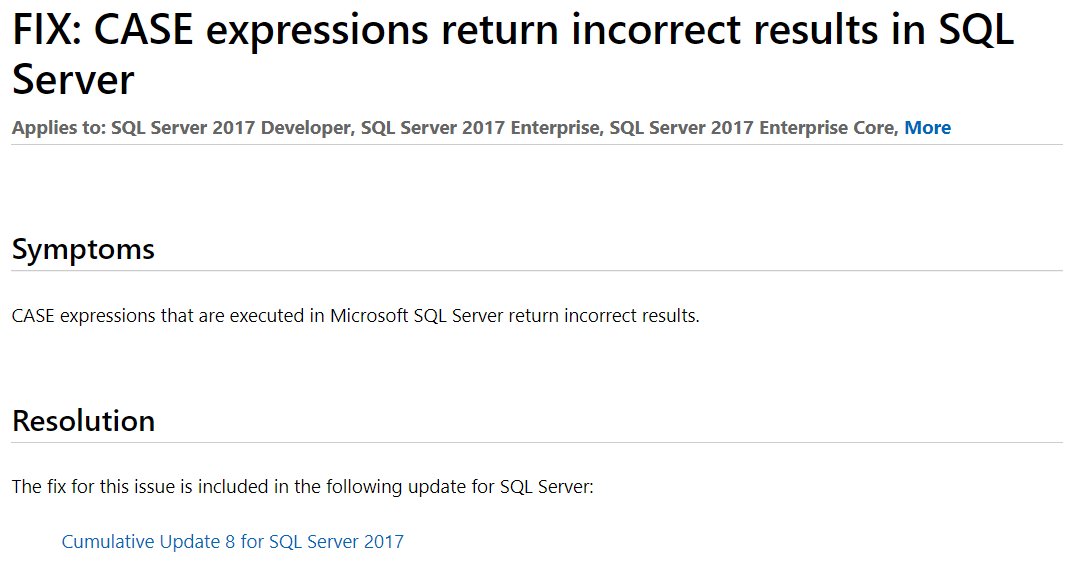 venzann's tweet image. Some days, I wish they&apos;d publish a little bit more information about an issue @SQLServer #sql2017