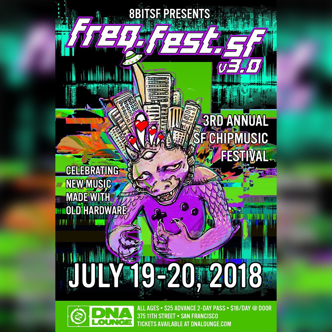 Time to get FREQ-y with our next #FreqFestSF3 announcement — a special <a href="/monobomb/">monobomb records</a> mashup set featuring <a href="/crashfaster/">crashfaster</a>, <a href="/striplicker/">striplicker</a> AND <a href="/deloreanOD/">Delorean Overdrive</a>! You won't want to miss this!

Live at <a href="/dnalounge/">DNA Lounge</a> 7/20! $25 2-day passes available!