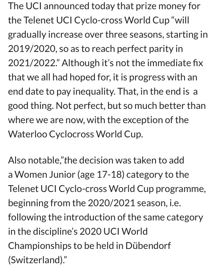 It’s a good day when this happens. A few more years and the playing field is going to much more level (via <a href="/CXHairs/">Bill Schieken | CXHAIRS Media</a>)