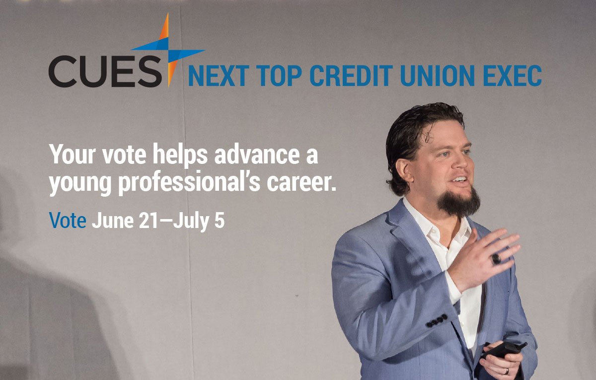 22 emerging leaders within the credit union industry have submitted their applications to compete for 2018 CUES Next Top Credit Union Exec.
Now it’s up to you to choose your favorite to move on in the competition! Voting will open June 21 and end July 5. ntcue.com