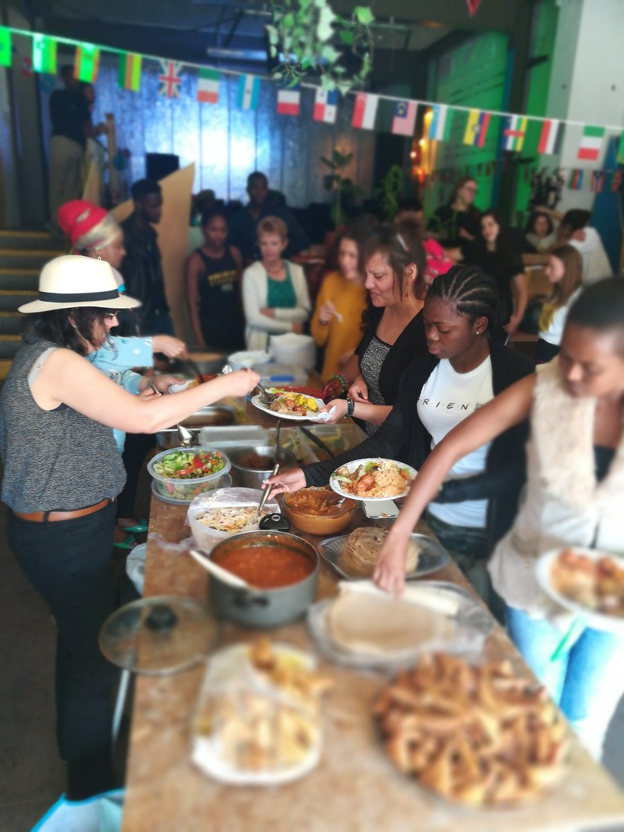 NdrikaAnyika's tweet photo. Such great energy at @MigMatFest Ubuntu Fashion show @foodhallproject. Can't wait to share the pics with you! #MigMatFest18 #fashionshow #sheffieldisopen https://t.co/lIyjqtHqFc