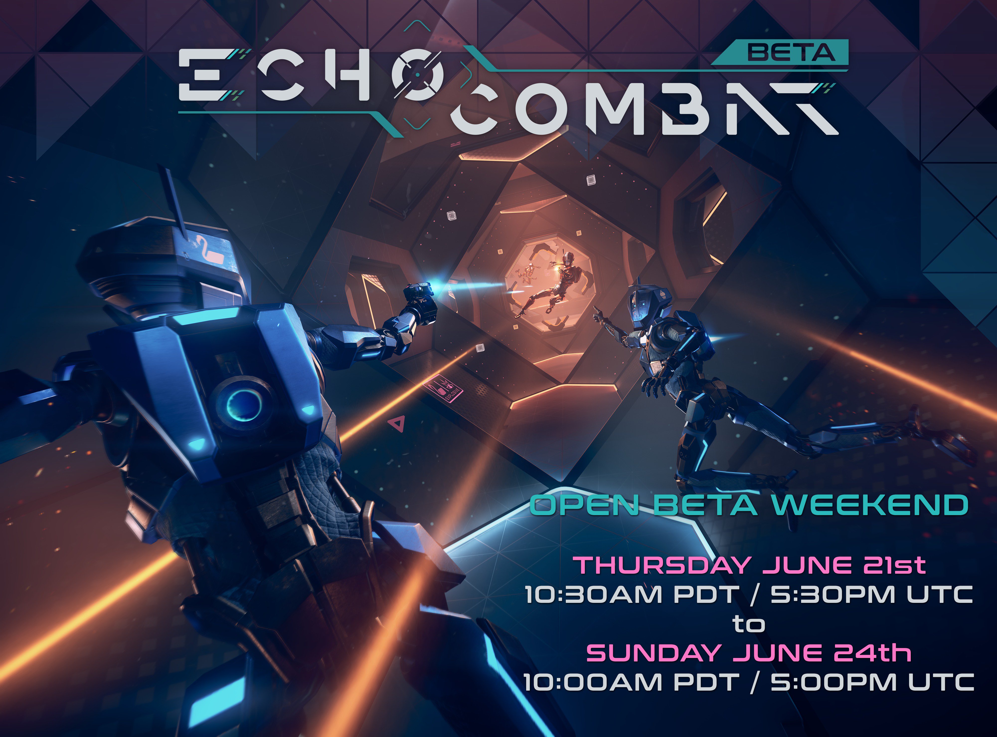 Ready At Dawn on X The Echo Combat Open Beta is LIVE NOW Play anytime between now and Sunday June 24th at 10 00am PT. You can access the Open Beta through the