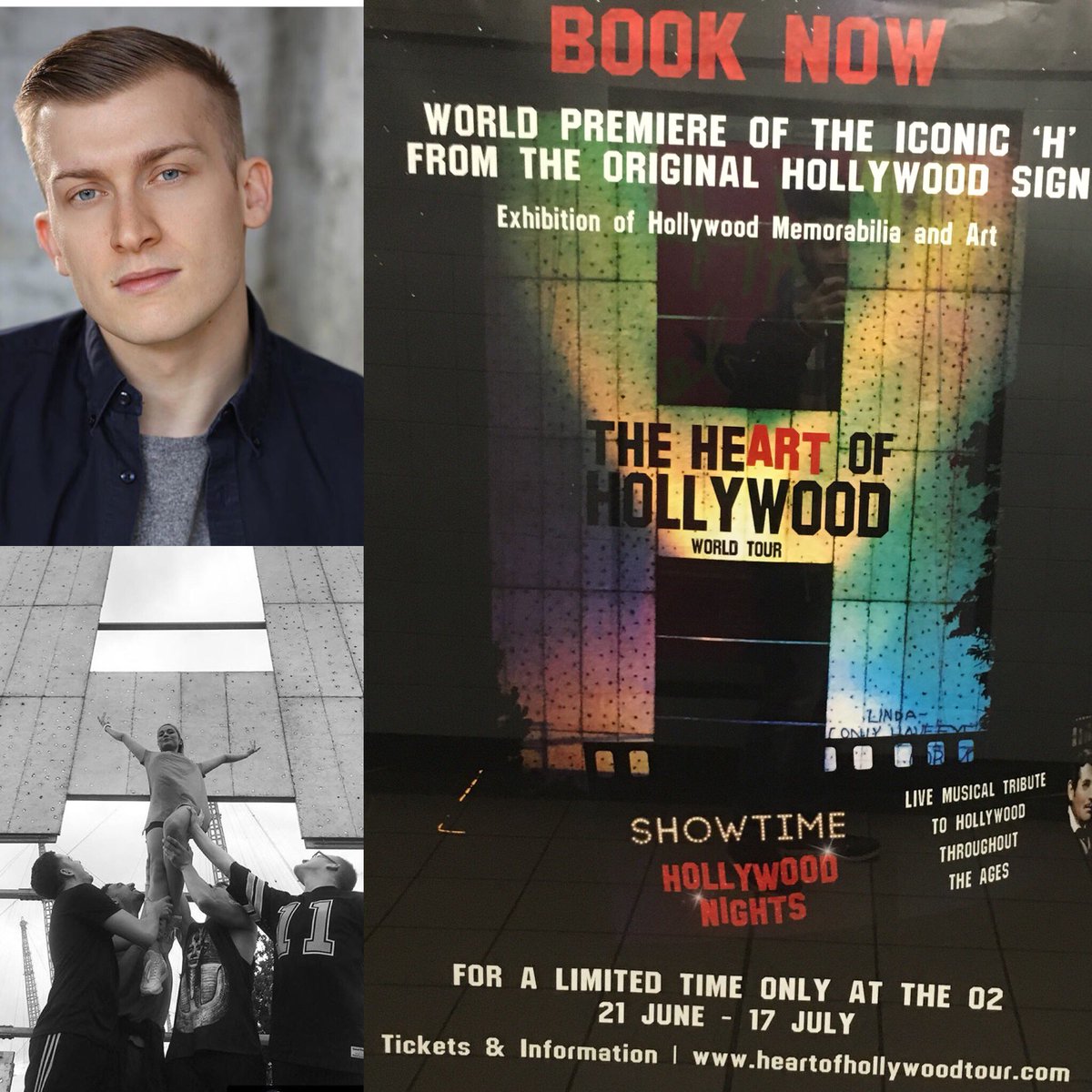 Wishing our very own amazing <a href="/LennoxSuckley/">Lennox Suckley</a> a massive break a leg as he opens in <a href="/HollywoodHTour/">Heart of Hollywood Tour</a> this evening!! Give us a like to wish him good luck and visit the website on the poster to book your tickets to see him because it’s gonna be brilliant!! 🤩🤩🤪✌🏻👏🏻👏🏻