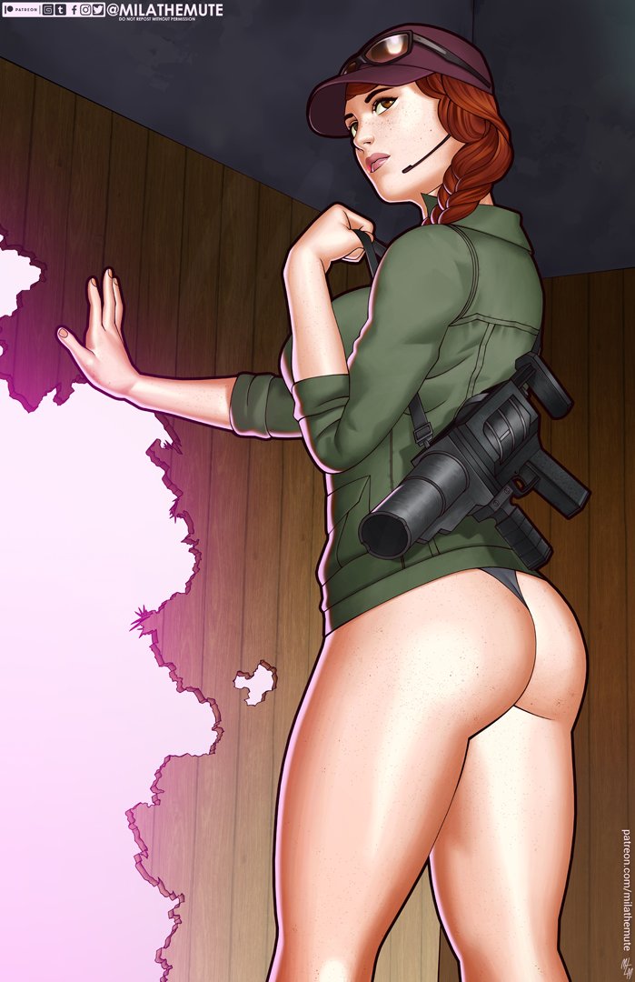 MilaTheMute's tweet photo. Ash~ High-res &amp; nsfw versions (nude, lingerie) coming to Patreon this Sat! https://t.co/IJRG0bPr93 #Ash #ElizaCohen #RainbowSixSiege #Illustration #pinup https://t.co/1r8fACuZL0