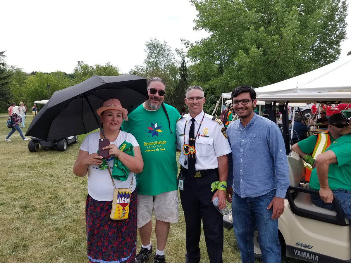 The streets were full as thousands of people participated at Walk for Reconciliation. We are all one! #ReconciliationSK #NationalAboriginalDay #yxe