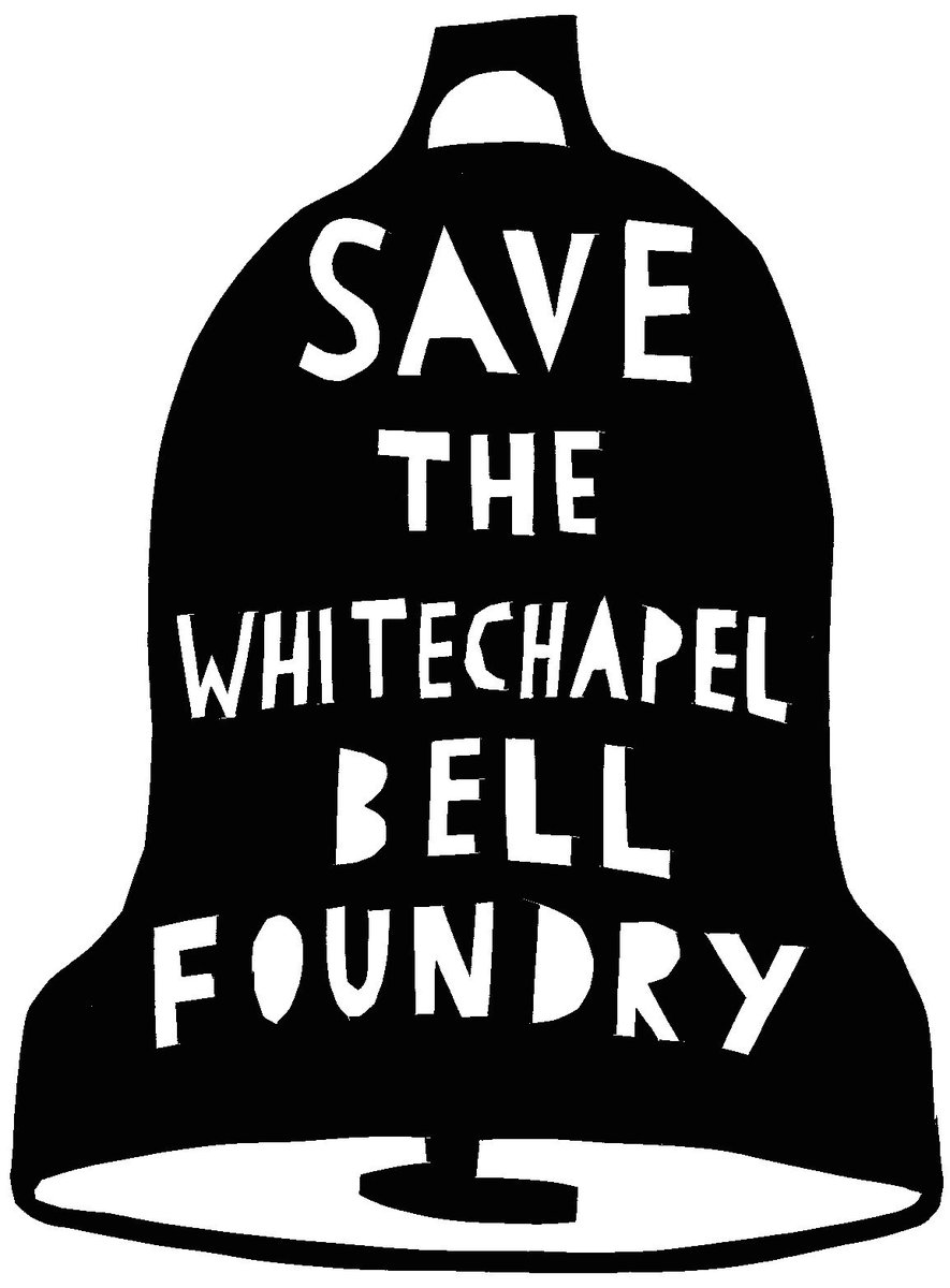 If you want to save the Whitechapel Bell Foundry as a working foundry rather than as a boutique hotel, please go to the developer's public consultation this Friday (4-8) &amp; Saturday (10-2) at the foundry and record your comment in writing!