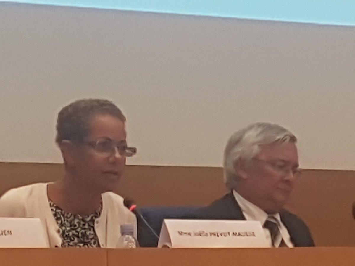Joëlle Prévôt-Madere Pte de la CPME Guyane focalise son action sur les délais de payement  et souligne le dispositif de Nantissement de la CGSS de la Guyane.