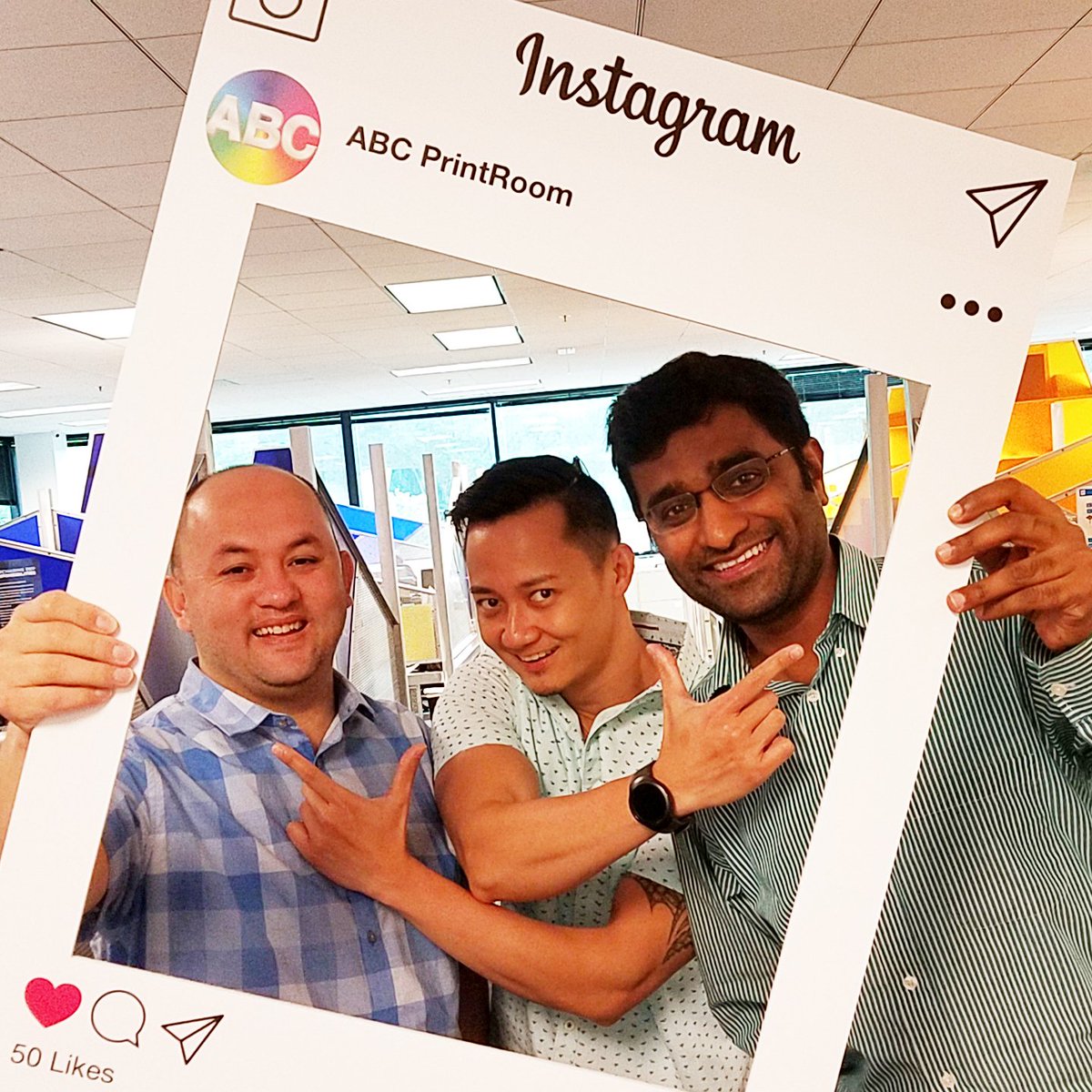 ABCPrintroom's tweet image. And let's get @ABCImaging's logistics team involved in #NationalSelfieDay. Rock on! ow.ly/x6l450hMeZd