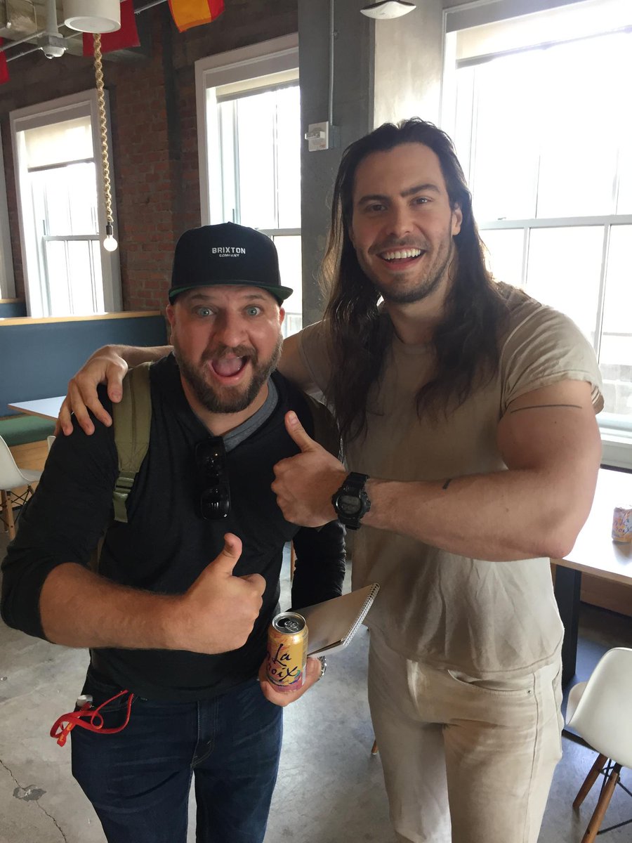 Yelp's tweet image. Thanks to @AndrewWK for bringing his #partyprophet wisdom to the Yelp Community Managers for #CMWeek18 today! Truly a #fivestarcareer