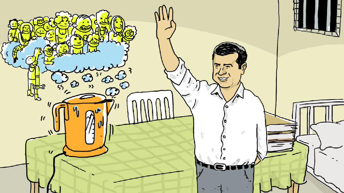 hdpdemirtas's tweet image. 31- Hepinize en sıcak selamlarımı, sevgilerimi gönderiyorum. Yarın akşam tekrar görüşmek dileğiyle iyi akşamlar diliyorum. Ez we hemûyan bi dil û can hembêz dikim. Şevbaş. (Mikrofonu nereye götürüyorsun ya, getirsene mikrofonu. Alıştınız tabi yürütmeye 😀) #DemirtaşTwitterMitingi