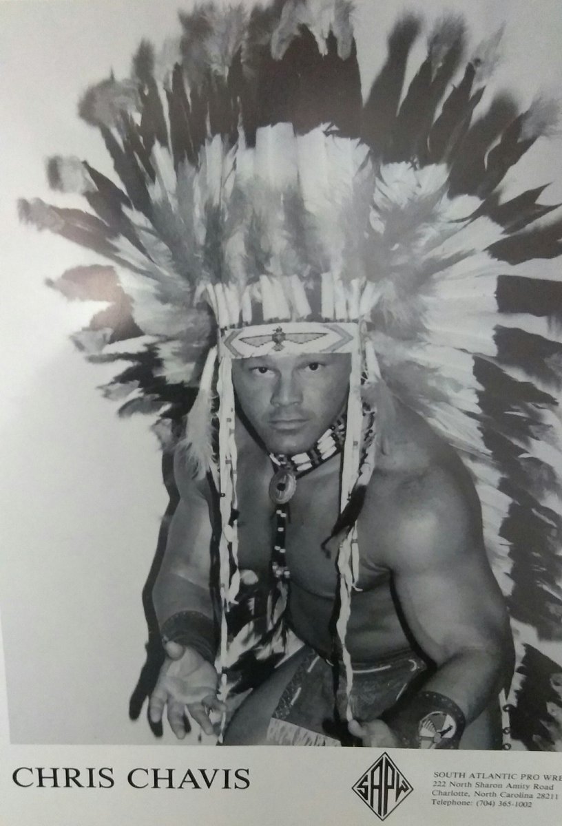 NativeTatanka's tweet photo. #TBT 1989/1990 South Atlantic Pro #Wrestling out of #Charlotte NC Original Promo Pic of #WarEagle #ChrisChavis aka @WWE Legend @NativeTatanka in the beginning of his career! @WWEUniverse @WWENetwork #WWE #WWEUniverse #WWENetwork #SAPW #NativeAmerican #Tatanka https://t.co/aTV7AGzGzR