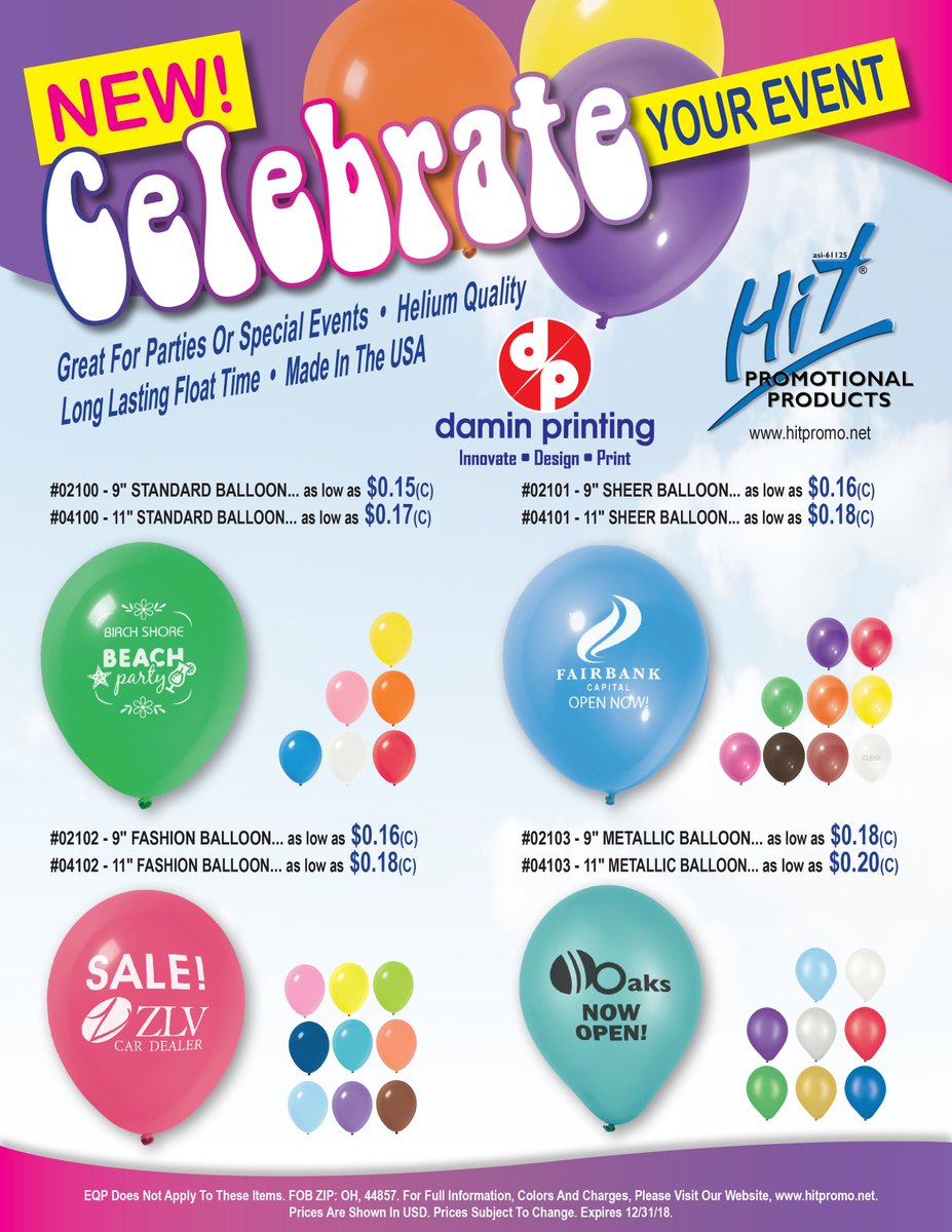 DaminPrinting's tweet image. Great for parties or special events! 🎉

#celebrate #eventplanner #customizeditems