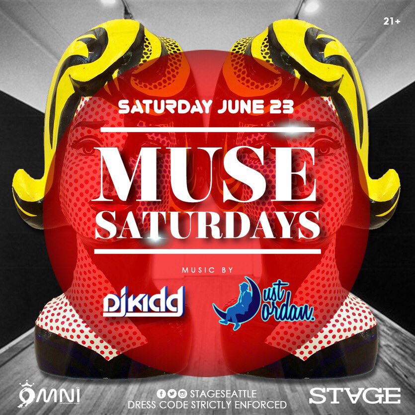 Stage Seattle (@stageseattle) on Twitter photo Are you ready for this Saturday?! We’ve got DJ Kidd and DJ Just Jordan on the decks in our main room playing all your favorite hits 🔥 Reserve your table now! Are you ready for this Saturday?! We’ve got DJ Kidd and DJ Just Jordan on the decks in our main room playing all your favorite hits 🔥 Reserve your table now!