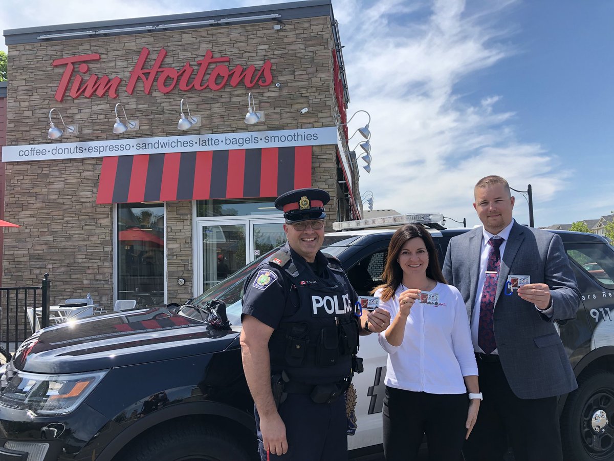 Through the summer months kids caught by <a href="/NiagRegPolice/">NRPS</a> wearing their helmets may be rewarded with a <a href="/TimHortons/">Tim Hortons</a> gift card #HortonsHelmets #riedigersmithth