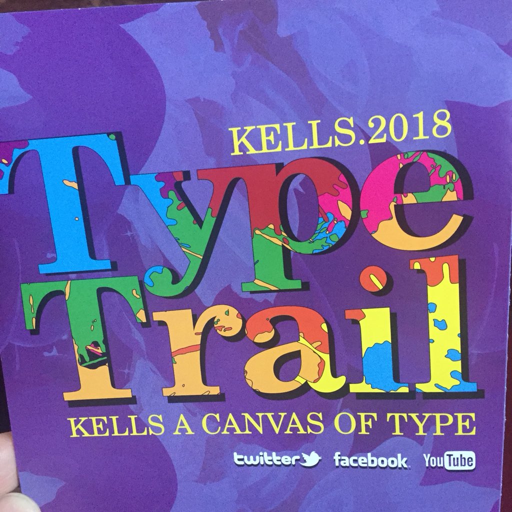 alanmorourke's tweet photo. Well Done Mark Smith on the launch of the 9th Type Trail in the historical home of print, Kells @type @kellsheroes #KellsEnterpriseTown #VisitingKells https://t.co/UUth0hZqcR https://t.co/WSHqvlKje1
