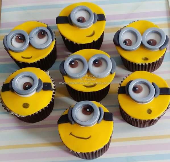 Thinking about treating your #office or team to some creatively decorated #cupcakes? We've got you covered! [promotions from your #management not included] 😛😃😎 #Minions #Cupcakes #UniversalStudios #EdibleGifts