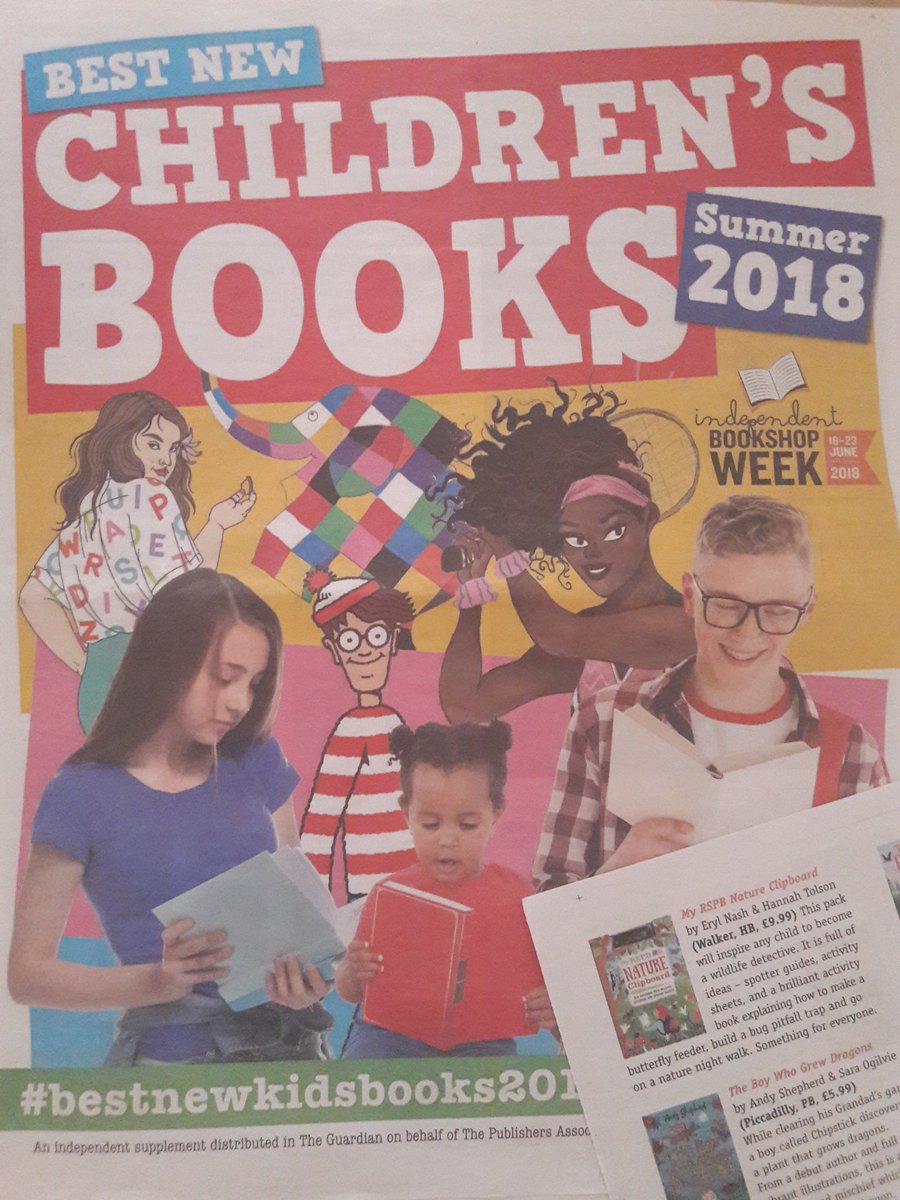 Great to see My RSPB Nature Clipboard in here! #bestnewkidsbooks2018 #IBW2018 #WalkerBooks