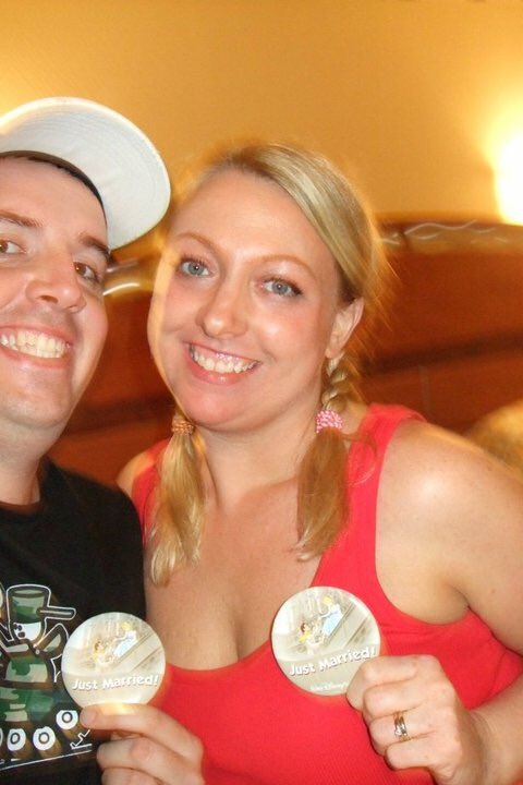 Mand23's tweet photo. @oceanflorida Honeymooning a few years ago! 💕Searched every park for these badges before we finally got them at Animal Kingdom! https://t.co/5vIDQPzpF8