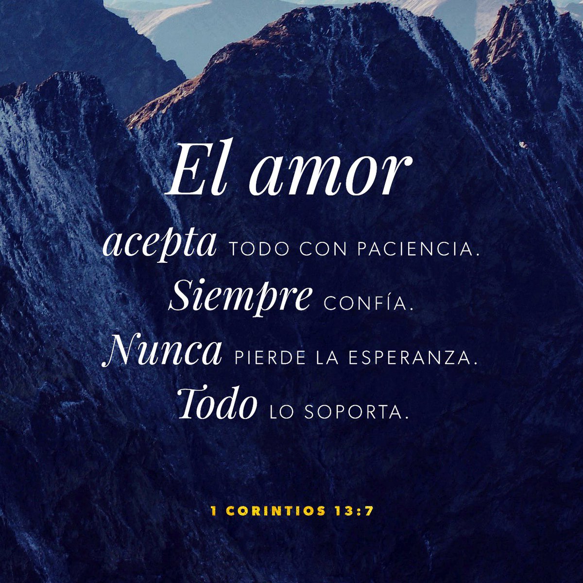El amor es paciente, es bondadoso. El amor no es envidioso ni jactancioso  ni orgulloso. No se comporta con rudeza, no es egoísta, no se enoja  fácilmente no guarda rencor. El amor, image size:1200x1200