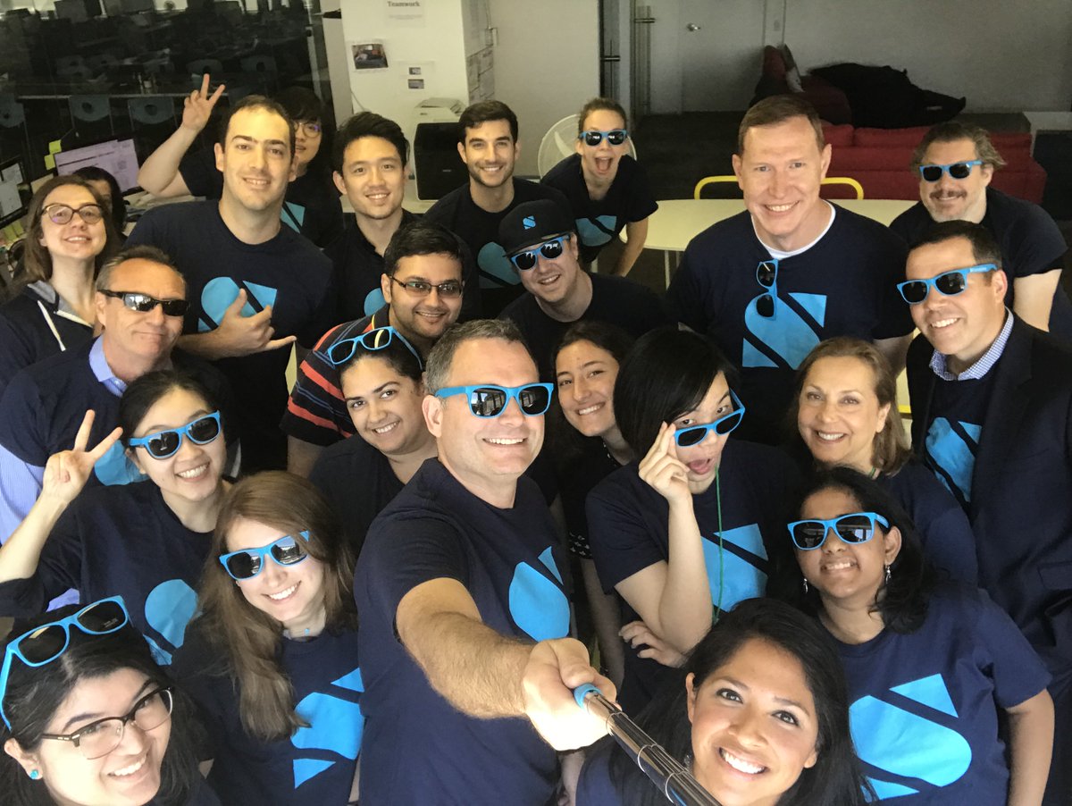 Shareablee's tweet photo. Happy National Selfie Day from all of us here at Shareablee! 😎 #nationalselfieday #picoftheday #hashtag #selfies #nyc #shareablee https://t.co/b5qOCWg7Y1