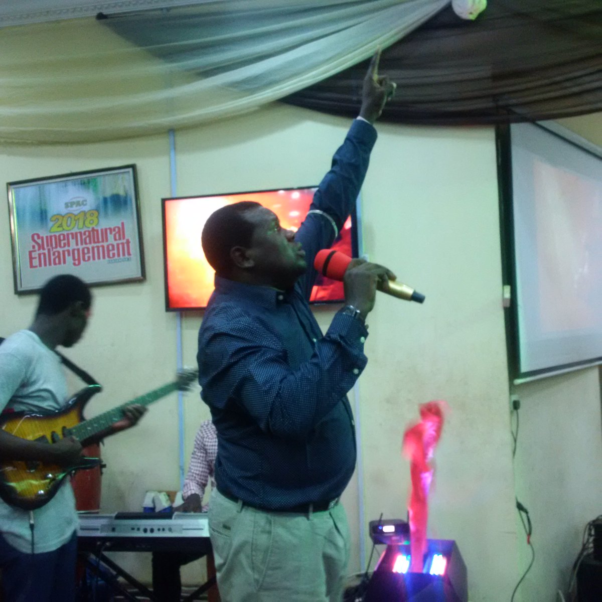 SPACHq's tweet photo. #WOK: “God said to me that there are some people in this program that have been pressed down to prevent their rising. You are lifted now in Jesus name” - #PstSogo #MidYearRevival #IncreasingGreatness #DaddyGO73 #SPACHQ https://t.co/6Rj41fMMHG