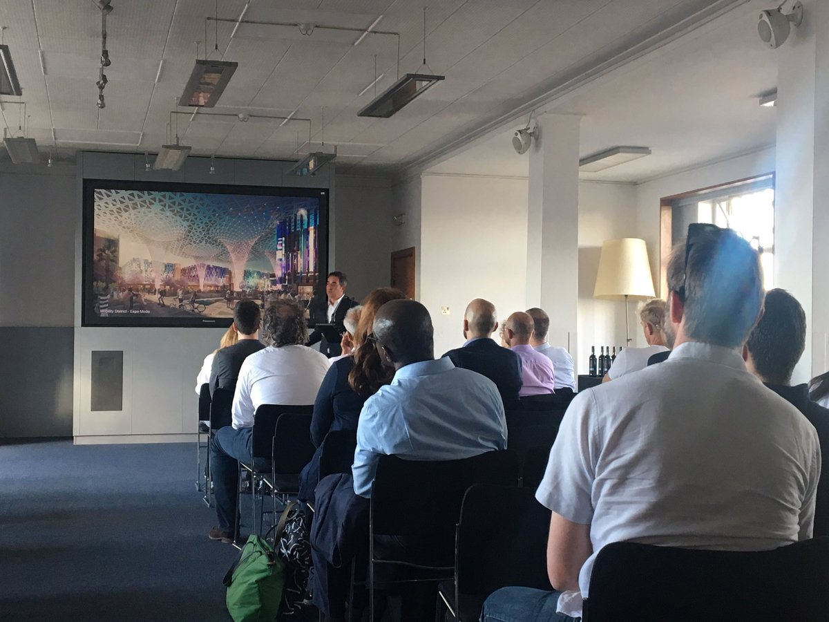 LauraDesigning's tweet photo. Really interesting lecture on Working Globally - Talk and discussion with Simon Fraser of Hopkins @RIBA_London #architecture #global #riba https://t.co/IZ8KQq7tRX