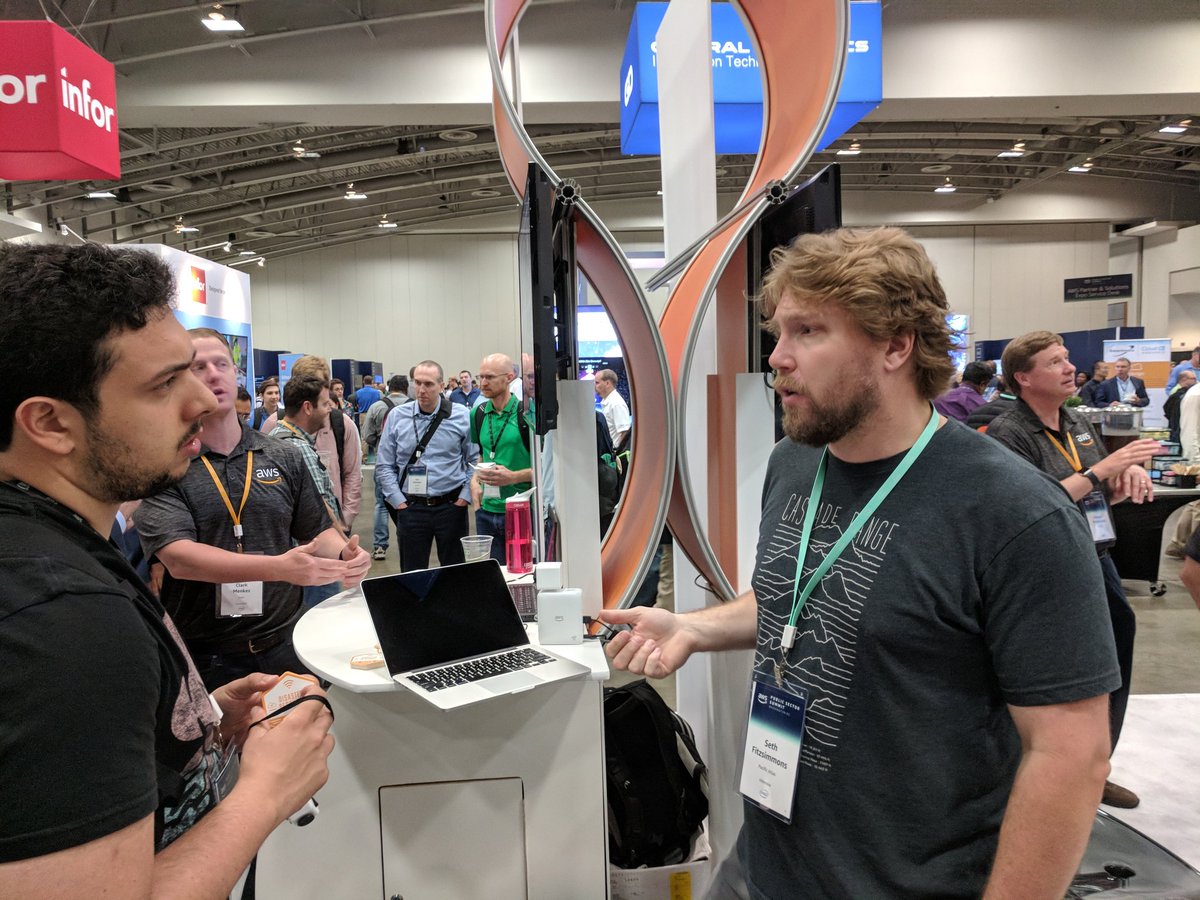 TylerSRadford's tweet image. Got a demo today on @awscloud Snowball Edge today from @mojodna. It is a Petabyte data transfer (dustproof, waterproof) device that can be deployed post disaster, running @OpenAerialMap @awesomeposm and #OpenStreetMap editing completely offline. #AWSPSSummit @joseph_flasher