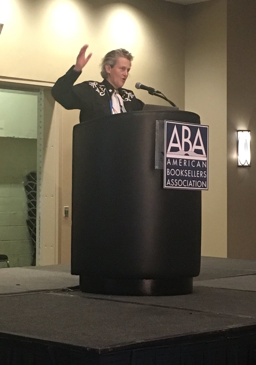 PhilomelBooks's tweet photo. The one and only @DrTempleGrandin talks #CallingAllMinds at Children’s Institute! #Ci6 https://t.co/ojR7iMNcVN
