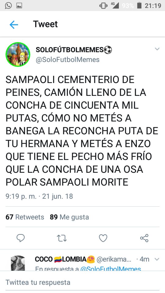 Y aquí llega lo mejor de que vaya palmando Argentina