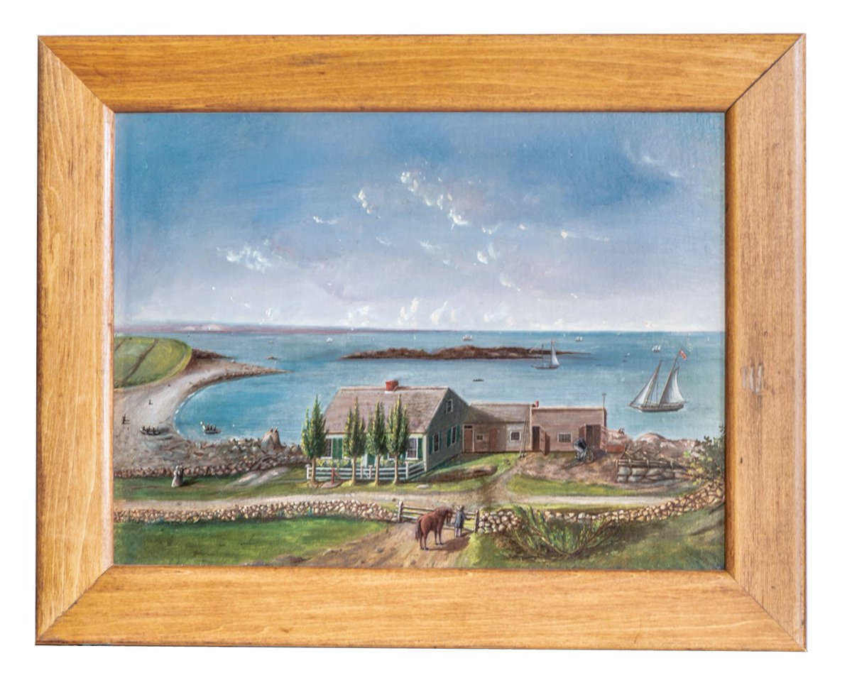 SSLivingMag's tweet image. #Cohasset Historical Society's summer exhibit, "Painting Cohasset: 90 Summers" offers rare look at #fineart that shows local landscape many years ago. Open @ Pratt Building today thru 9/21. ssliving.com/sneak-peek-his…