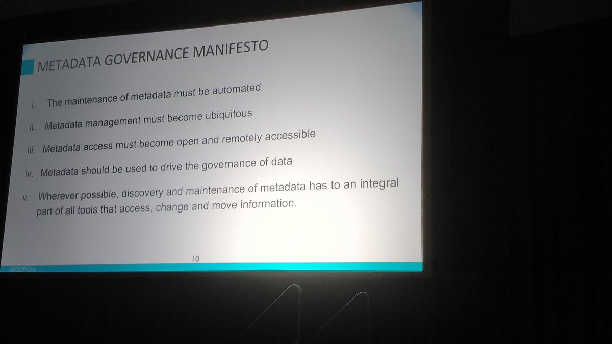 Metadata governance manifesto :-) #DWS18 talk by ING