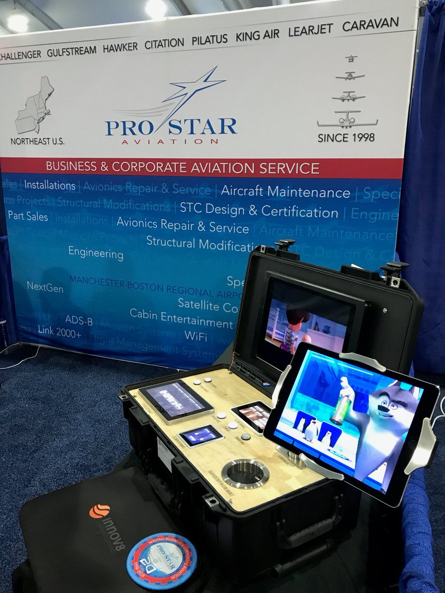 Innov8Cabin's tweet photo. NBAA White Plains is already shaping up to be another great show for us and our partners @ProStarAviation! #nbaa https://t.co/ZWPEfT9kDj