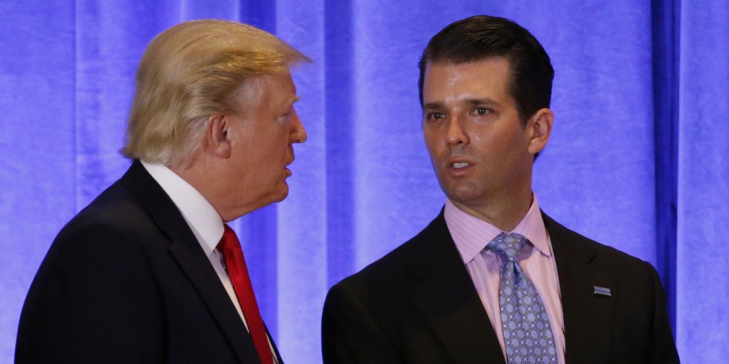BusinessInsider's tweet photo. Trump reportedly didn't want to name his first son after himself, saying 'What if he's a loser?' https://t.co/KqVhr9Wkl5 https://t.co/T5OIQF0a3L