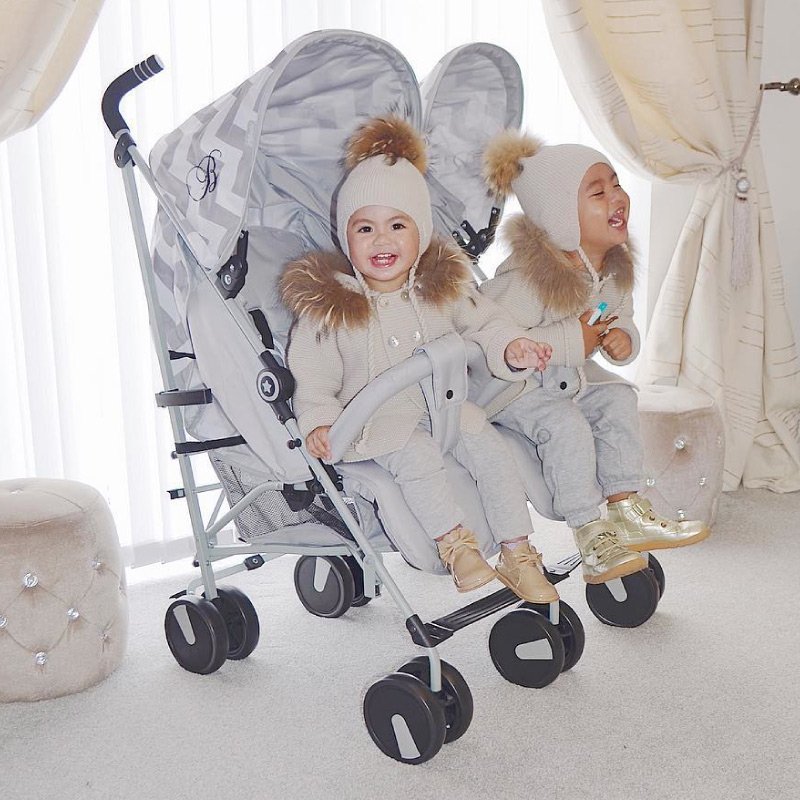 billie faiers double stroller