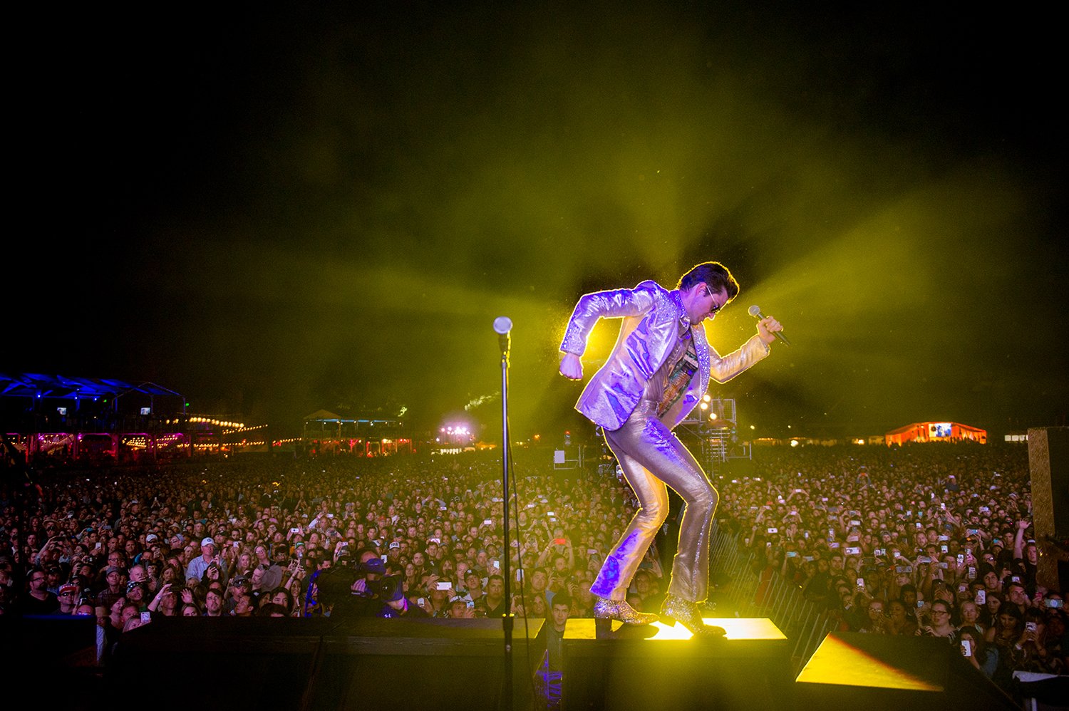 Happy Birthday to \"The Man\" Brandon Flowers!  Photo: Rob Loud 