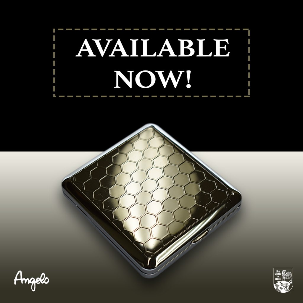 Thecocknbull_'s tweet photo. 💼 AVAILABLE NOW 💼
•
Assorted leather and metal Angelo Cigarette Cases available at all Cock ‘n Bull stores now from only R111!! 💼🔥
•
#angelo #cigarettecase #availablenow #tobacconist #cocknbullsa #visitourstore https://t.co/hppsIpy4Ai
