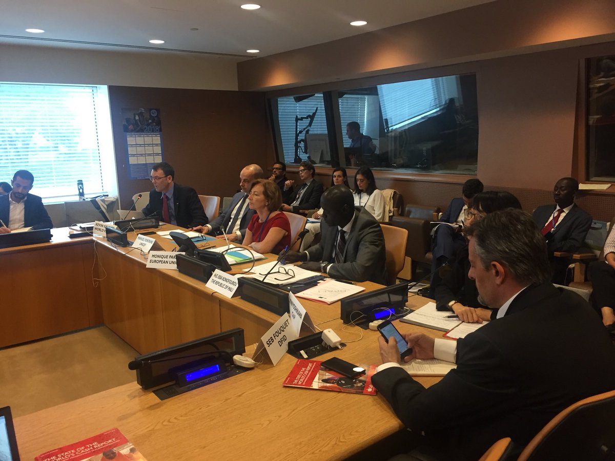 efzincke's tweet photo. ECOSOC event on humanitarian cash transfers & social protection. EU cash approach is premised on close collaboration with social protection systems. @eu_echo @cashlearning @WorldVision #ECOSOC_HAS2018 https://t.co/advUQMHKAj