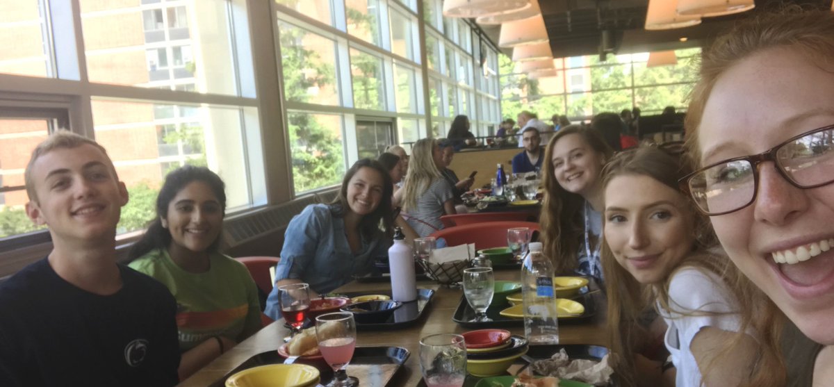 PSU_Undergrad's tweet photo. Summer is officially here and #PSULEAP mentors began their training today @penn_state . Next week they will work with first-year students to ease their transition to University life. LEAP over to our Instagram to see more of their selfies.🤳🏻 #NationalSelfieDay #PennStateSummer https://t.co/suUl2Q3MCh