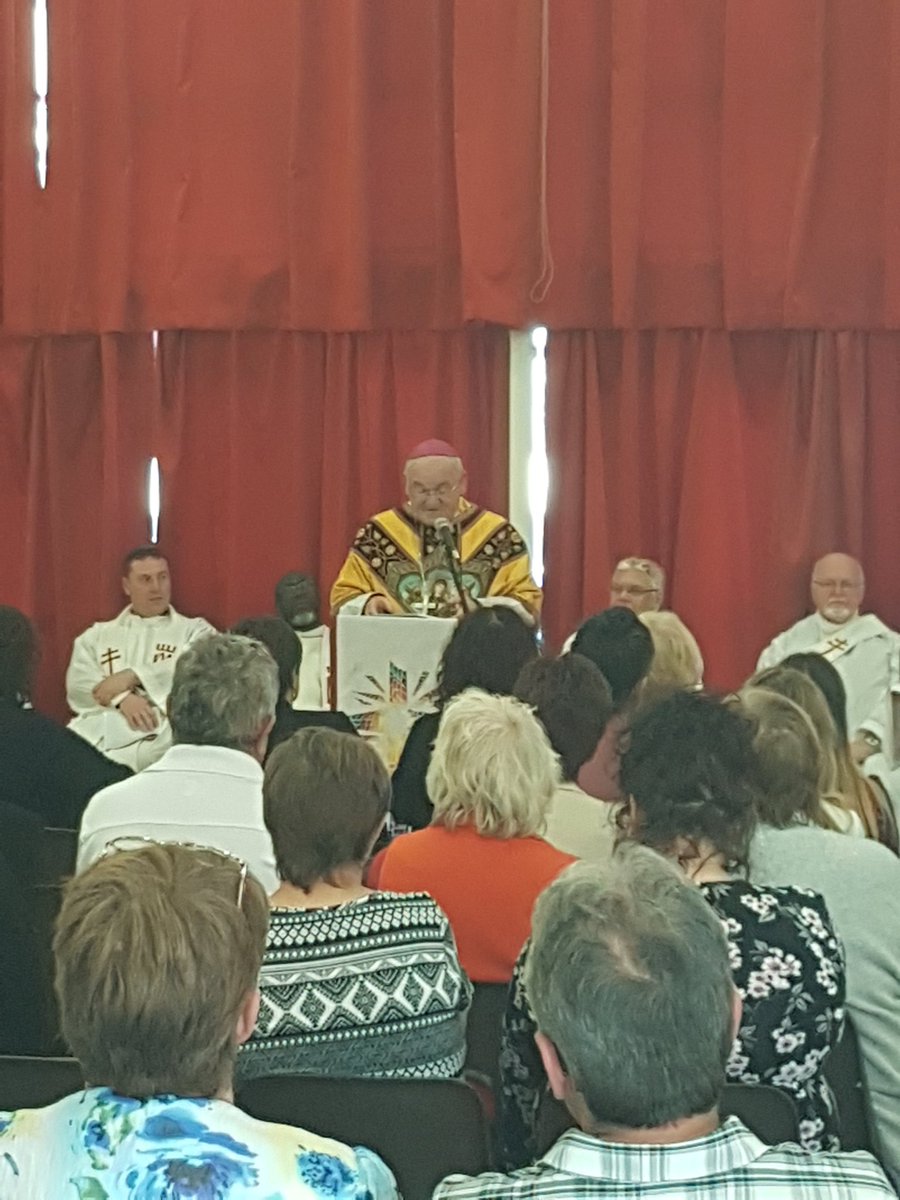 BHHSREDept's tweet photo. Thanks to His Grace Archbishop George Stack, the priests and deacons of the diocese for celebrating @BishopHedleyRC Golden Jubilee Mass. @CatholicCardiff @CathEdService https://t.co/Q94sOty84k