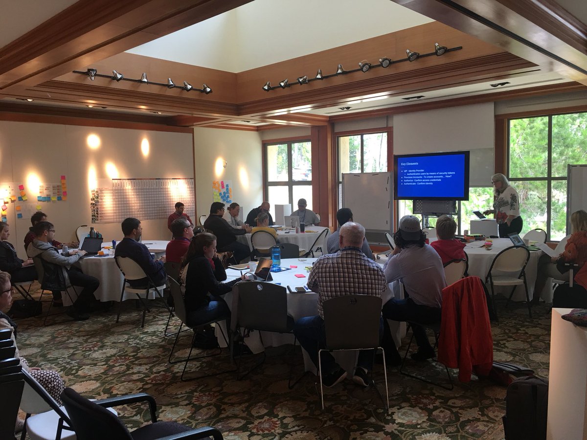 Retweeted Tye Campbell (<a href="/TyeJCampbell/">Tye Campbell 👔🏕🔔</a>):

System Integration, Identity Management, and Security with <a href="/AllyWenzel/">Ally Wenzel</a> for our amazingly talented #ECATD fellows!