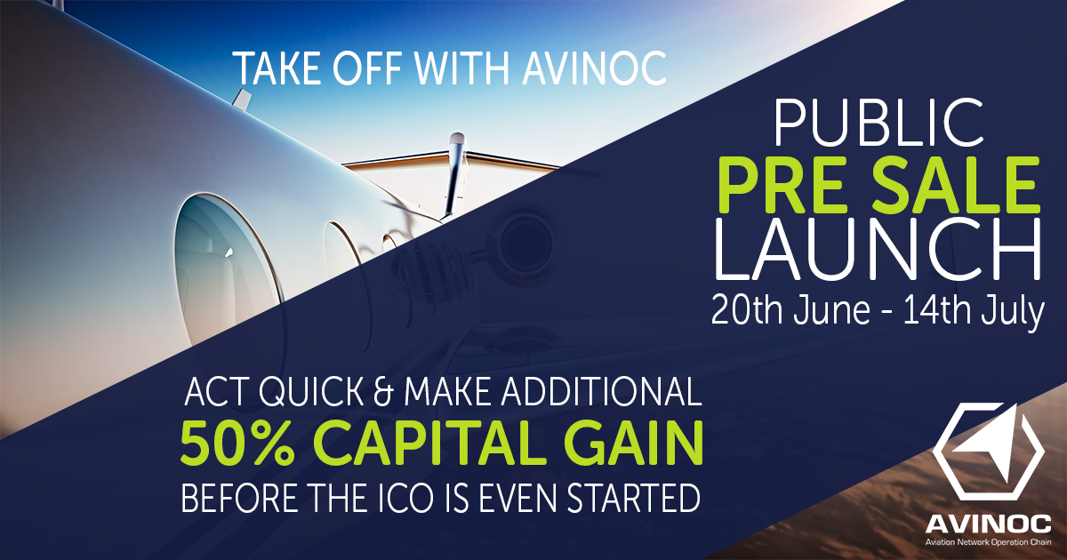 AvinocLtd's tweet photo. #AVINOC public pre-sale launch. Act quick and make additional 50% capital gain before the ICO is even started - visit https://t.co/tXpmxSkwLK #Presale #Bonus #Coins https://t.co/XYWuRBonoO