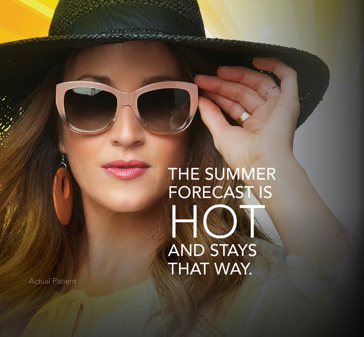 Happy first day of SUMMER!! The sun is hot and so are our phone lines! Make sure you get your appointments in now 🌞

#Bellafill