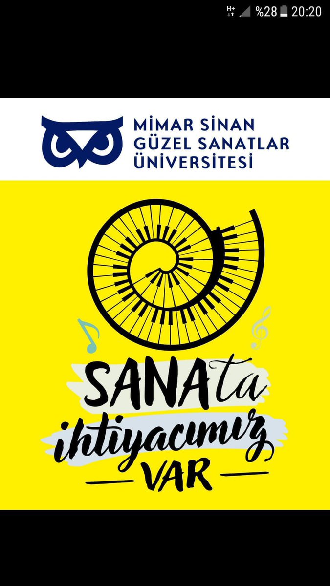 degokduman's tweet photo. TARİHİ ÇAĞRI!!!
26 Haziran Salı günü enstrümanlarımızla saat 11:00'de MSGSÜ İstanbul Devlet Konservatuarı'mızdayız.
SANATA İHTİYACIMIZ VAR...
#sanataihtiyacımızvar
#rihtim #baykuşhane
https://t.co/RPQQj8cqYE https://t.co/dvI4jODDc0