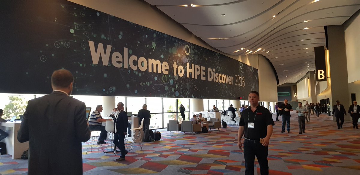 JBGPACKER's tweet image. Great day at HPE Discover #HPEDiscover2018
