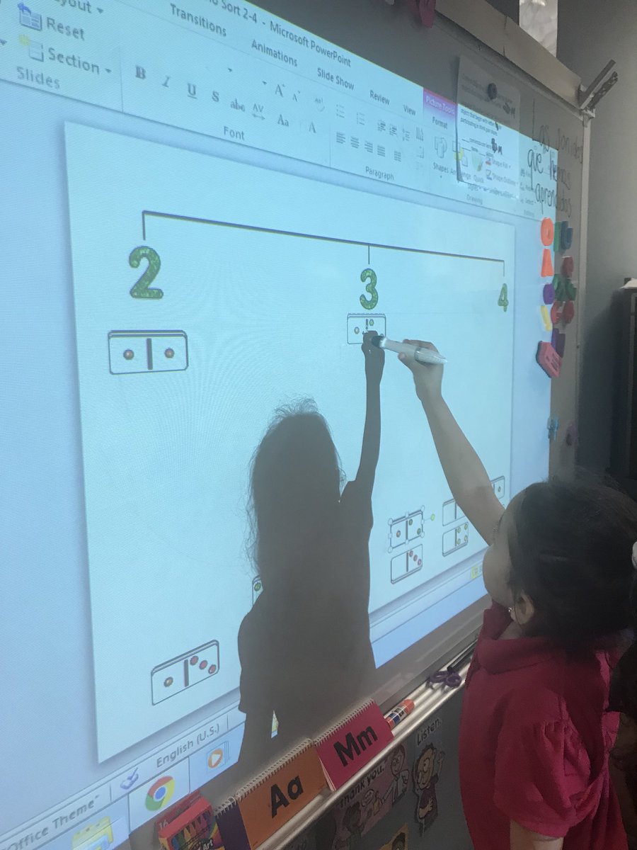 ysaldana12's tweet image. To wrap up the week of learning we sorted dominos by their total number. @ChambersCharger @Martin_Mustangs #iteachk #bilingualteacher #mathtech