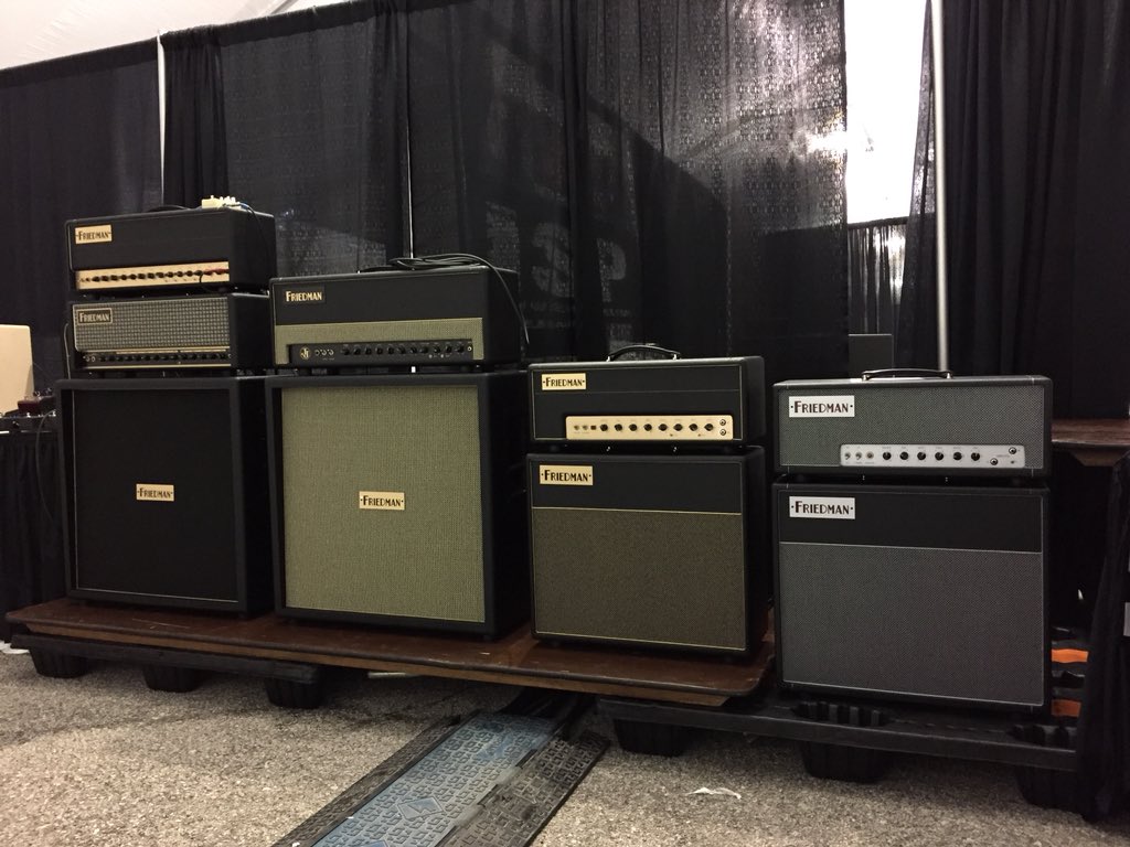 FriedmanAmps's tweet photo. We’re at @SweetwaterSound set up and ready for #gearfest, stop by and check us out Friday &amp; Saturday if you’re attending! https://t.co/QPA8O8oX3L