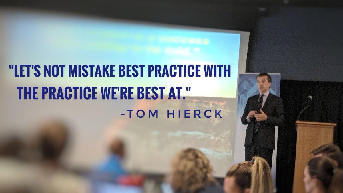 elSrKoeppen's tweet image. "Let's not mistake best practice with the practice we're best at." -@thierck  #LearningFIRST