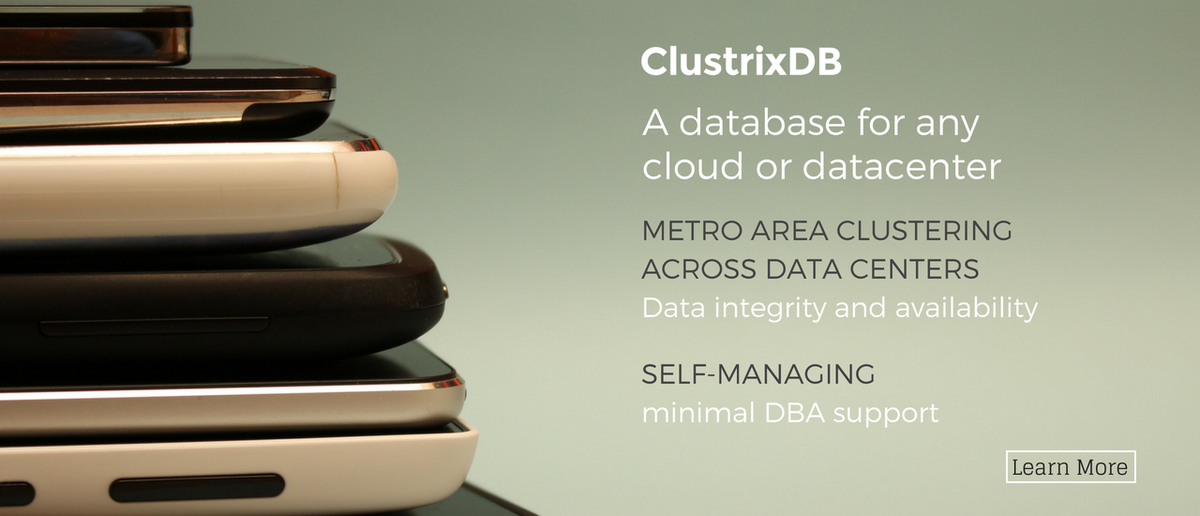 If your MySQL application runs in the #Cloud, consider ClustrixDB — a Cloud Database you can bet your business on clustrix.com/cloud-database/